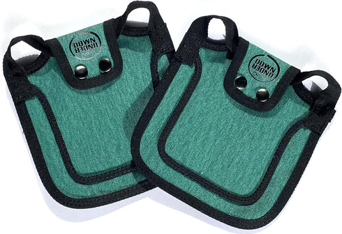 2 Pack DOWN UNDER OUTDOORS Small Chicken Saddles for Bantams and Young Birds, Includes Shoulder Covers (Teal)