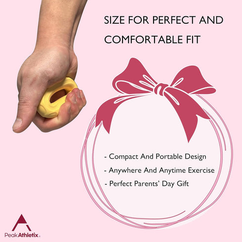 Hand Strengthener Grip Ring Exercisers, Squeezer Gripper for Muscle Strengthening Training Tool