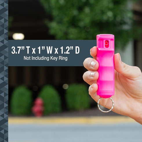 SABRE Pepper Spray with Fast Flip Top - Maximum Police Strength OC Spray, Key Ring for Easy Carry