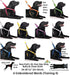Dexil Limited Adopt ME Yellow Color Coded Non-Pull Dog Harness - Padded and Waterproof Vest - XS