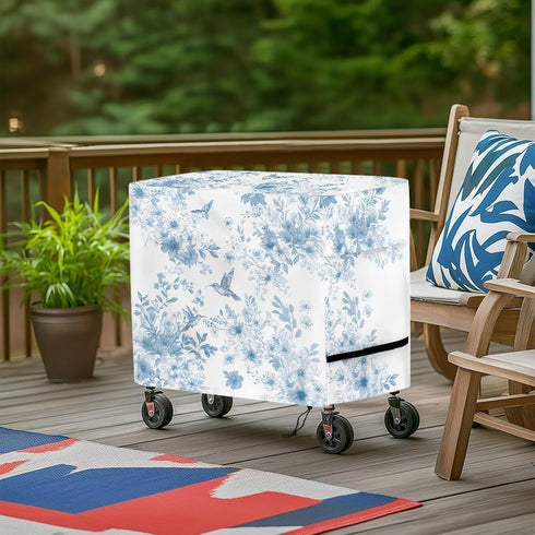 Puxucrazy 52L 19W 32H inch Cooler Cart Cover Flower Cooler Covers Outdoor Tear-Resistant Ice Chest Protective Covers