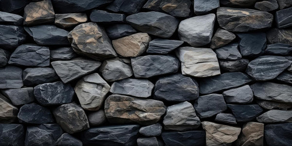 Underwater Stone Aquarium Background, Rock Wall Nature Landscape Fish Tank Decor, Polyester Fabric with 6 EVA