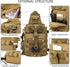 Pack Backpack Protector Plus Tactical Sling Bag Military MOLLE Crossbody Chest Shoulder (Patch Included) | Chest