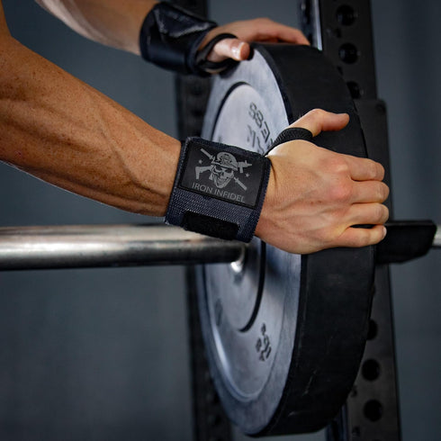 Iron Infidel Wrist Wraps for Weightlifting - Heavy Duty Support for Men, 18" and 24" Gym Accessories