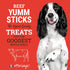 Yumm 12 Count etta says! Sticks Natural Dog Treats - Beef Dog Jerky Treats - Human-Grade Jerky for Dogs - Made in The