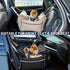 25 lbs, 2 ZOMISIA Dog Car Seat for Small Dogs - Waterproof Pet Booster Seat for Car with Clip-On Safety Leash, Soft