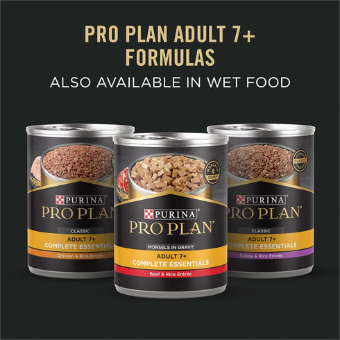 Purina Pro Plan Sensitive Skin & Stomach Dog Food, Dry Food for SENIOR Dogs, Adult 7+ Salmon & Rice Formula, 4 lb. Bag