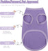 Dog Clothes Fashionable Sleeveless Pet Vest: 'Little Miss Sassy' Printed Cotton Dog Shirt, Purple 4XL for All Breeds