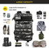 Zavothy 45L Military Tactical Backpack, Army 3 Day Assault Pack Bag for Men and Women with Molle System