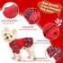 Dog Dresses for Small Dogs - Holiday Sweater Outfit for Teacup Chihuahua, XXS, Red