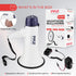 Pyle Compact Portable PA Megaphone Speaker - 50W Handheld Bullhorn with LED Flashlight, Alarm Siren