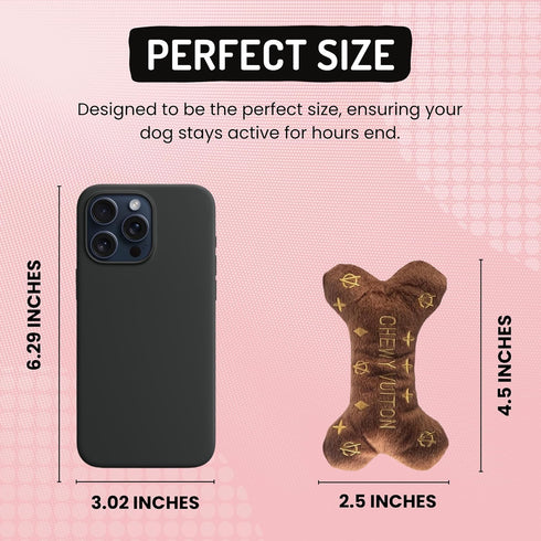 Dog Diggin Designs Runway Pup Collection, Unique Squeaky Parody Plush Dog Toys, Prêt-à-Porter Bones, Balls & More