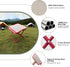 KCTXIPE Set Mini Easy Carry Outdoor Chair Compact Carry Chair for Camping, Hiking, Fishing, Gardening and Outdoor Use