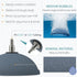 Pawfly Aquarium Air Stone, 4 Inch Bread, Fish Tank Oxygen Diffuser for Air Pump and DWC Reservoir