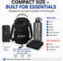 Generic 40oz), Magnetic Gym Bag for Men & Women Small Gym Bag with Rack Attachment, Water Bottle Holder (Up to Compact