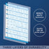 QuickFit 2 Pack Stretching Exercises & Sliding Bench Workout Poster Set - Compatible with Total Gym