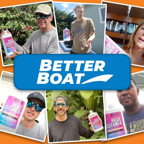 Premium Boat Bilge Cleaner, Marine Concentrate for Heavy Duty Cleaning, Removes Grease, Oil, and Fuel, Ideal Boat Soap