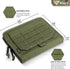 WYNEX Tactical Folding Admin Pouch, Molle Tool Bag with U.S Patch, Utility Organizer