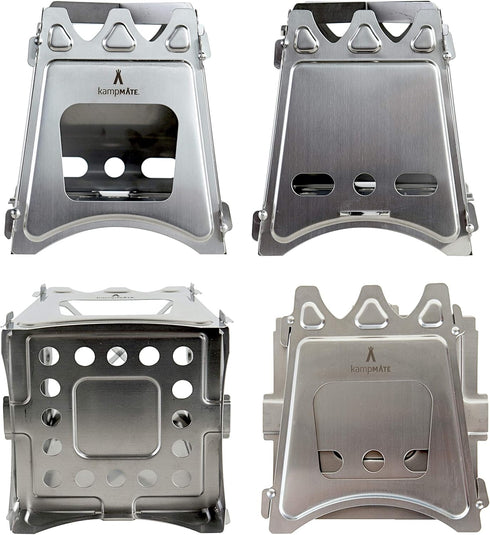 WoodFlame Ultra Lightweight Portable Camping Stove, Backpacking Wood Burning Stove with Carry Case