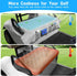 Golf Cart Seat Covers Gray Cooling Ice Silk Blanket for EZGO TXT RXV/Club Car DS Precedent, 4 Pockets for 2-Person Seats