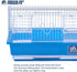 Prevue Pet Products Flat Top Economy Cage, Blue Plastic Base, for Parakeet and Small Birds
