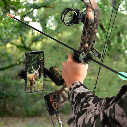 Archery Phone Mount for Capturing Hunting Moments
