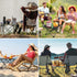 Small Folding Camping Table with Carry Bag, Portable Ultralight Compact Aluminum Beach Table, Foldable Mini Collapsible