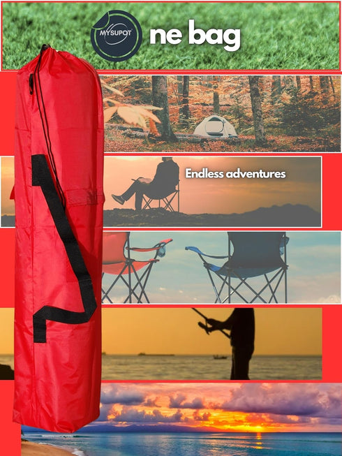 40"x7"x7" Hammock, 420D (Red, M) Replacement Bag for Folding Camping Chair, Camp Chairs, Yoga Mat, Beach Chair