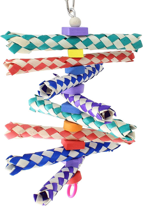 Bonka Bird Toys 1243 Colorful Foamy Delight Shredding Parrot Parrotlet Quaker Cockatoo Budgie