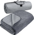 Tirrinia Outdoors Waterproof Throw Blanket 66”x 90” Sherpa Fleece Windproof Mat for Camping Traveling