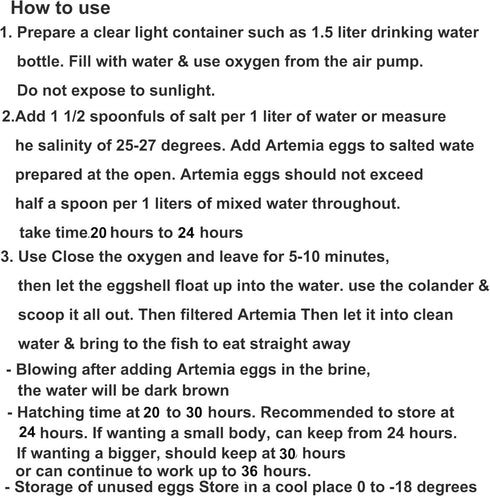 SuperP1 50 95% 24-32 Clione g. (Premium Grade) Artemia Cysts Brine Shrimp Eggs Fish Food Plus Hatch Rate in Hour, Fresh