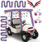 Daifunli 4th of July Patriotic Golf Cart Decorations Kit 250th Anniversary Star String