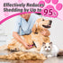 MIU COLOR Long Hair Pet Grooming Brush - Deshedding Tool for Medium and Large Dogs & Cats, Pink
