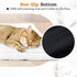 Pack 4 (43.5'' 27.5'' 0.7'')) NWK of Fluffy Self Warming Cat Mat, Cat Blanket, Thermal Dog Mat, Washable, Non-Slip