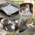 Dog Crate Mat with Pillow - Warm Kennel Liner Blanket, Plush Big Dog Bed 35x26 inches