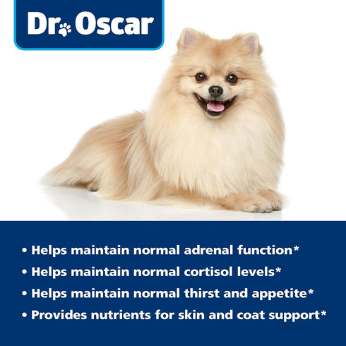 HMR Lignans and Melatonin for Dogs with Cushings, 3in1 Formula with Biotin for Skin and Coat Support