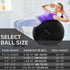 Anti-Burst Fitness Exercise Ball with Quick Pump - Yoga & Pilates