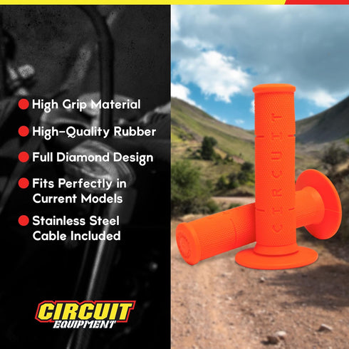 Motorcycle Handlebar Grips - High-Performance Circuit IV Grips for Current Models