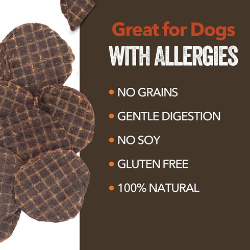 Gaines Family Farmstead Elk Chips for Dogs, All-Natural, Grain-Free, 4 oz