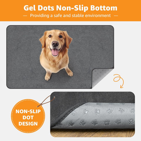 36x72 2Pack Washable Dog Pee Pads Reusable Whelping Pads, Absorb Dog Mats Non-Slip Puppy Training Pads for Whelping