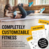 NewMe Fitness Bodyweight Workout Cards, Instructional Fitness Deck for Home or Gym