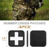 1.5-Inch 3D 6 LIVANS Medic Red Cross Patch, First Aid Morable Patch Perfect for Tactical IFAK, EMT Trauma Pouch High