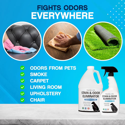 32 oz NonScents Stain & Odor Eliminator Spray for Strong Odor - - Pet Odor Eliminator for Home - Carpet Stain Remover