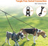 Taglory Double Dog Leash – Reflective Rope, No Tangle, Double Leash for Two Dogs, Puppy Small Medium Breeds, Black