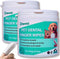 Pet Dental Finger Wipes for Dogs & Cats Dog Tooth Wipes &