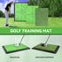 Golf Mat Artificial Turf - Indoor & Outdoor Practice Hitting/Chipping Mat with 3 Replaceable Golf Mats