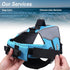 VIVAGLORY Dog Life Jacket with Removable Front Float, Blue, S, for Swimming & Boating