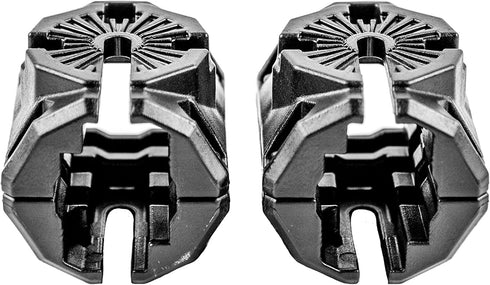 YakAttack MightyMount Duo Rail Adapter, Black, Compatible with Hobie H-Rail, Kayak Fishing Accessories