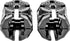 YakAttack MightyMount Duo Rail Adapter, Black, Compatible with Hobie H-Rail, Kayak Fishing Accessories