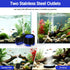 3W/5W 80 (3W) QZQ Aquarium Air Pump, Quiet Fish Tank Air Pump with Dual Outlets, Powerful Adjustable Oxygen Pump